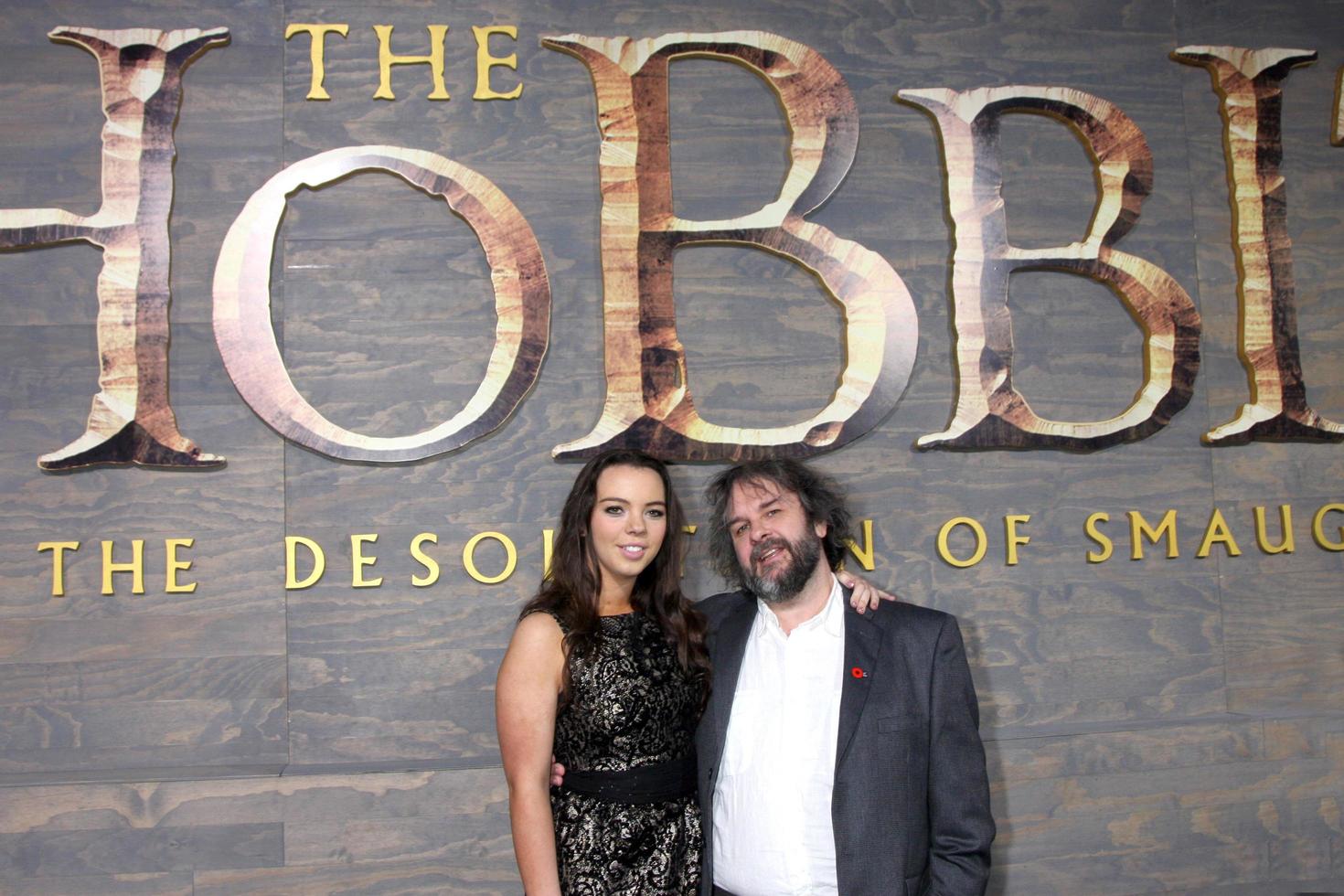 LOS ANGELES, DEC 2 -  Katie Jackson, Peter Jackson at the The Hobbit Premiere at Dolby Theater on December 2, 2013 in Los Angeles, CA photo