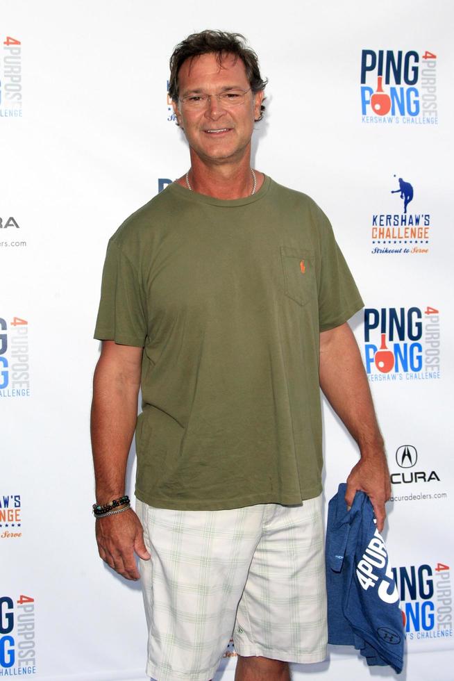 LOS ANGELES, JUL 30 -  Don Mattingly at the Clayton Kershaw s 3rd Annual Ping Pong 4 Purpose at the Dodger Stadium on July 30, 2015in Los Angeles, CA photo