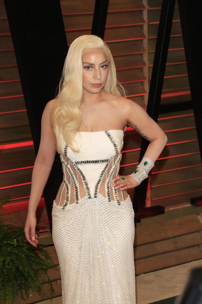 LOS ANGELES, MAR 2 -  Lady Gaga at the 2014 Vanity Fair Oscar Party at the Sunset Boulevard on March 2, 2014 in West Hollywood, CA photo