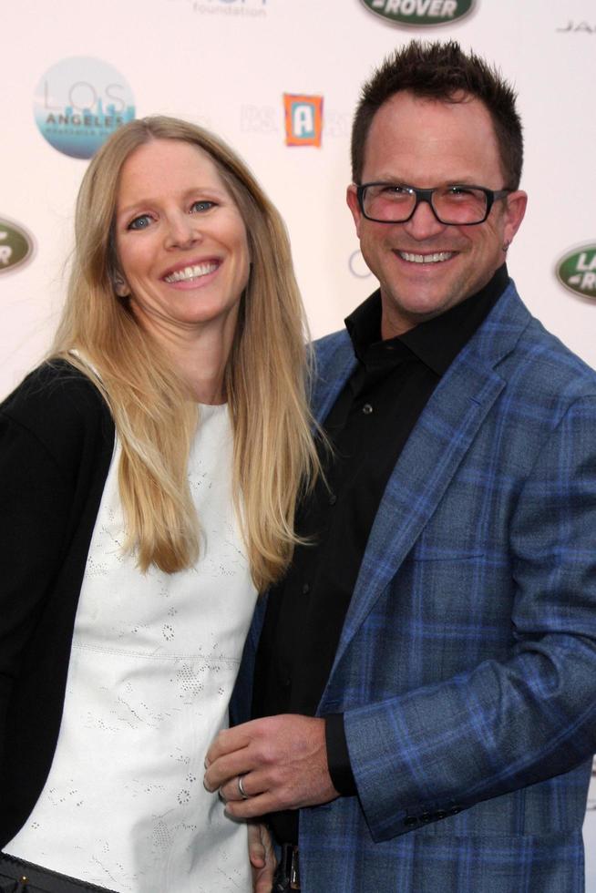 LOS ANGELES, APR 25 -  Lauralee Bell, Scott Martin at the 2014 LA Modernism Show Opening Night at 3Lab on April 25, 2014 in Culver City, CA photo