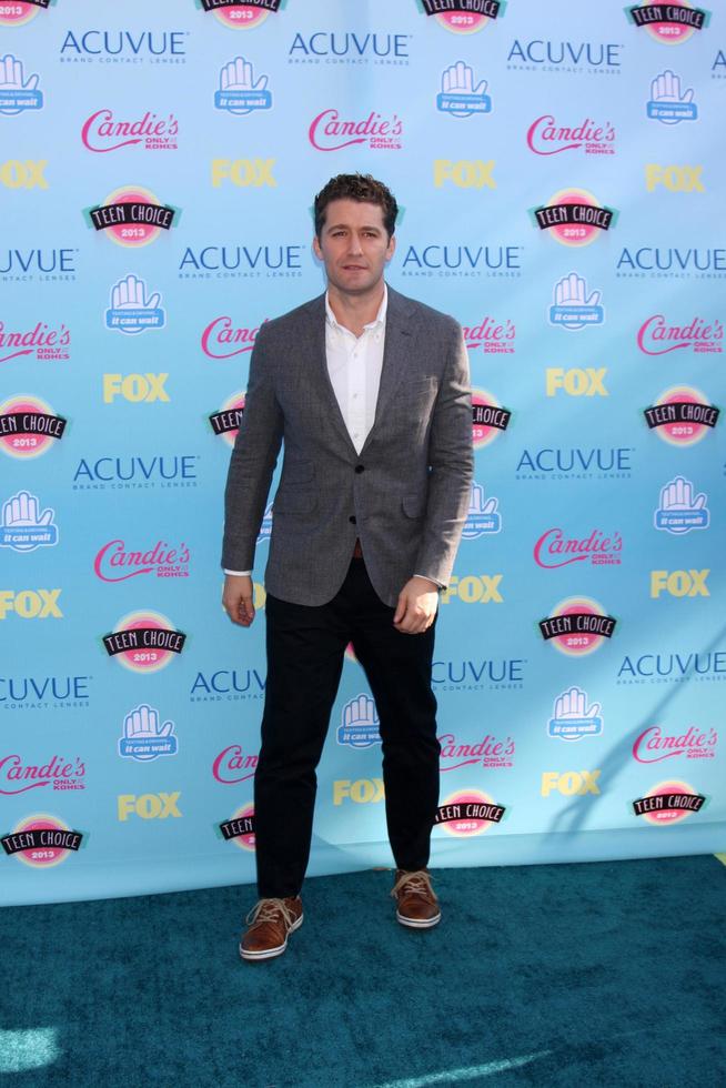 LOS ANGELES, AUG 11 - Mathew Morrison at the 2013 Teen Choice Awards at the Gibson Ampitheater Universal on August 11, 2013 in Los Angeles, CA photo