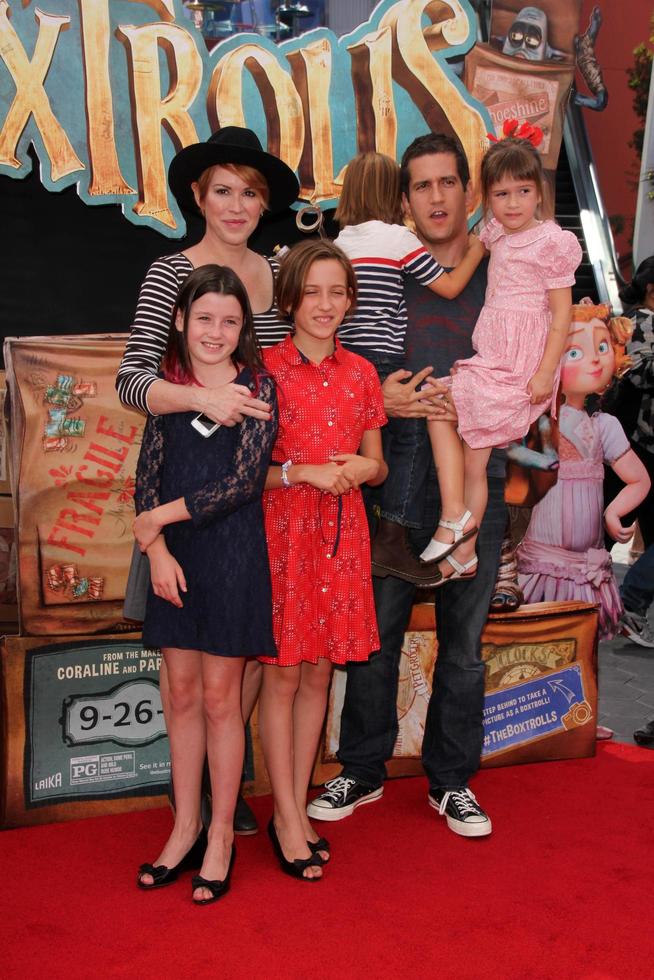 LOS ANGELES, SEP 21 - Molly Ringwald at the The Boxtrolls Los Angeles Premiere at Universal City Walk on September 21, 2014 in Los Angeles, CA photo