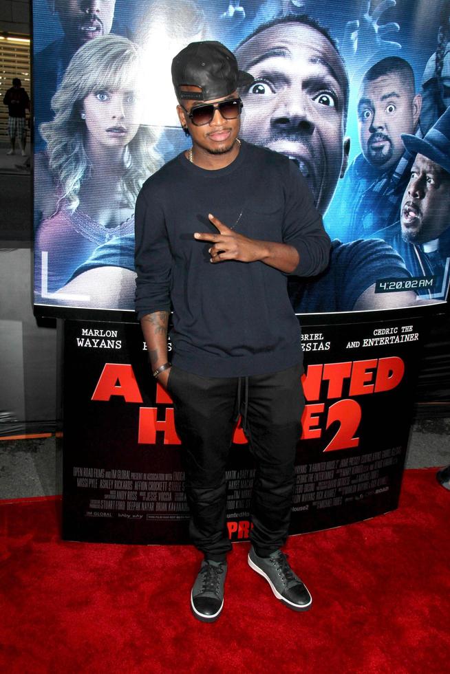LOS ANGELES, APR 16 - Ne-Yo at the A Haunted House 2 World Premiere at Regal 14 Theaters on April 16, 2014 in Los Angeles, CA photo