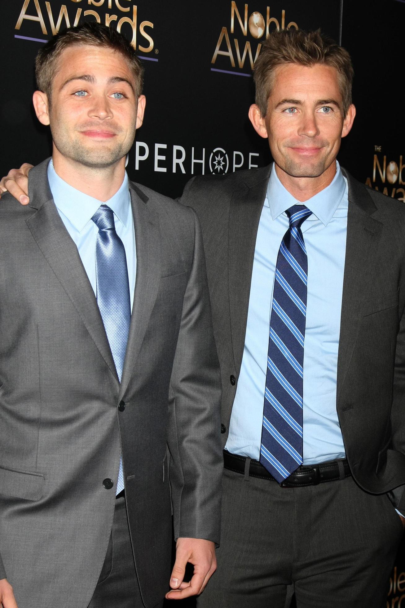 LOS ANGELES, FEB 27 Cody Walker, Caleb Walker at the Noble Awards at