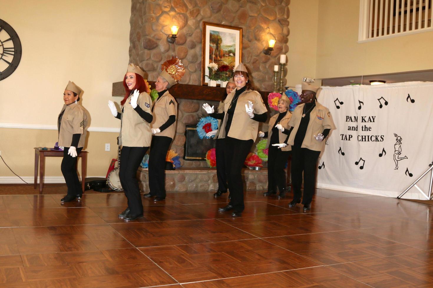 LOS ANGELES, JUL 27 - Tap Chicks at the Norbert Wagner Wish of a Lifetime Pam Kay and the Tap Chicks Performance at the Brookdale Senior Living Center on July 27, 2016 in Loma Linda, CA photo