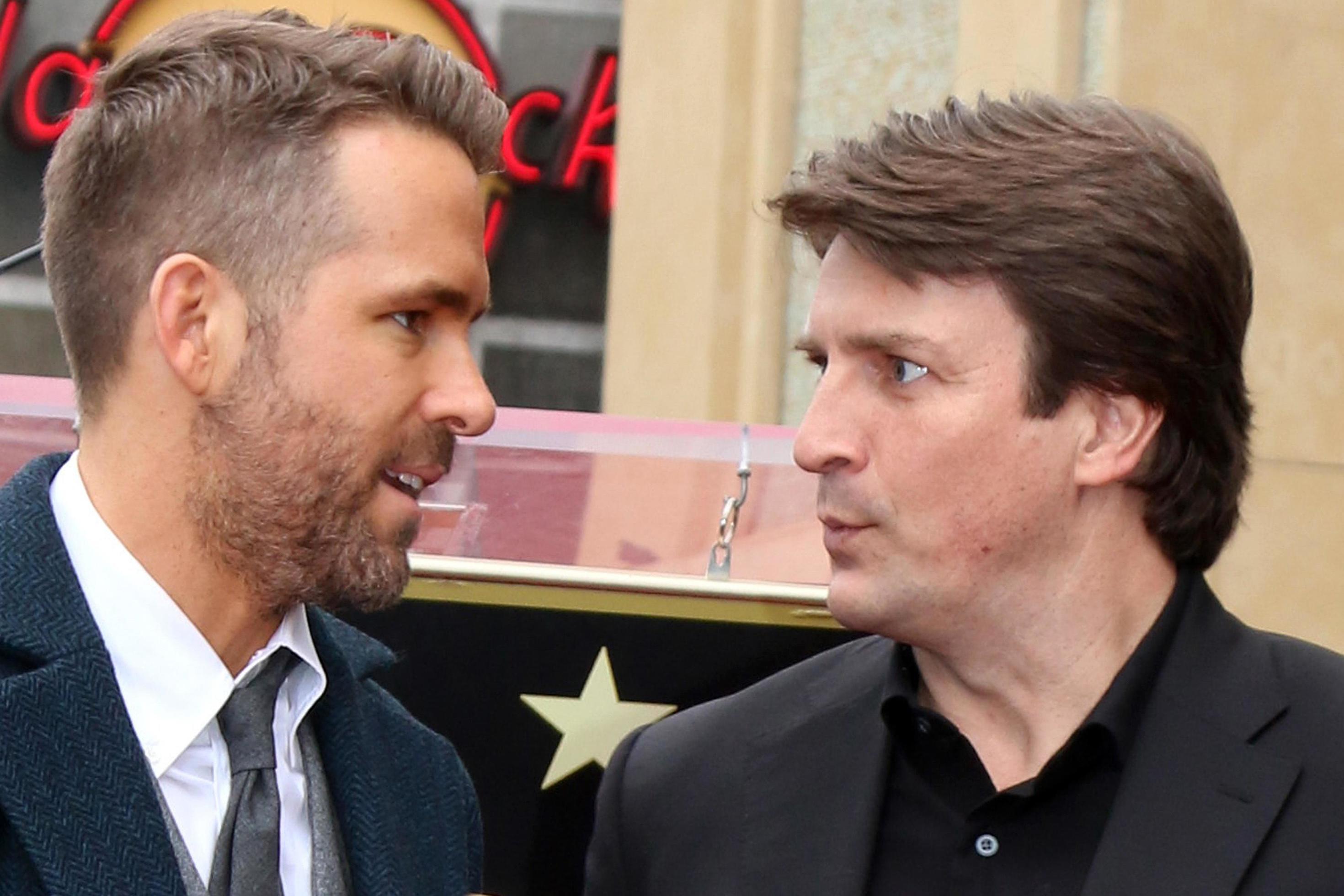 LOS ANGELES, DEC 15 - Ryan Reynolds, Nathan Fillion at the Ryan Reynolds Hollywood Walk of Fame LOS ANGELES, DEC 15 - Ryan Reynolds, Nathan Fillion at the Ryan Reynolds Hollywood Walk of Fame