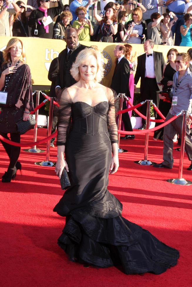 LOS ANGELES, JAN 29 - Glenn Close arrives at the 18th Annual Screen Actors Guild Awards at Shrine Auditorium on January 29, 2012 in Los Angeles, CA photo