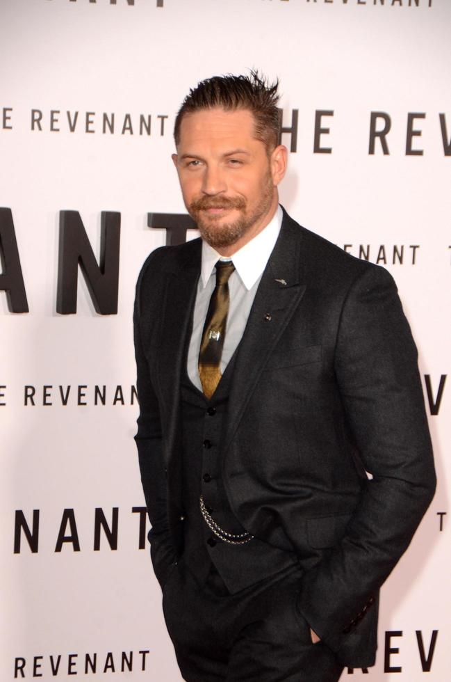 LOS ANGELES, DEC 16 - Tom Hardy at the The Revenant Los Angeles Premiere at the TCL Chinese Theater on December 16, 2015 in Los Angeles, CA photo