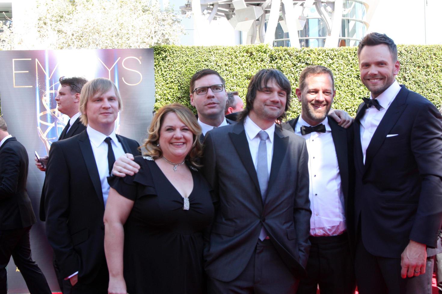 LOS ANGELES, AUG 16 - The Soup, Joel McHale at the 2014 Creative Emmy Awards, Arrivals at Nokia Theater on August 16, 2014 in Los Angeles, CA photo