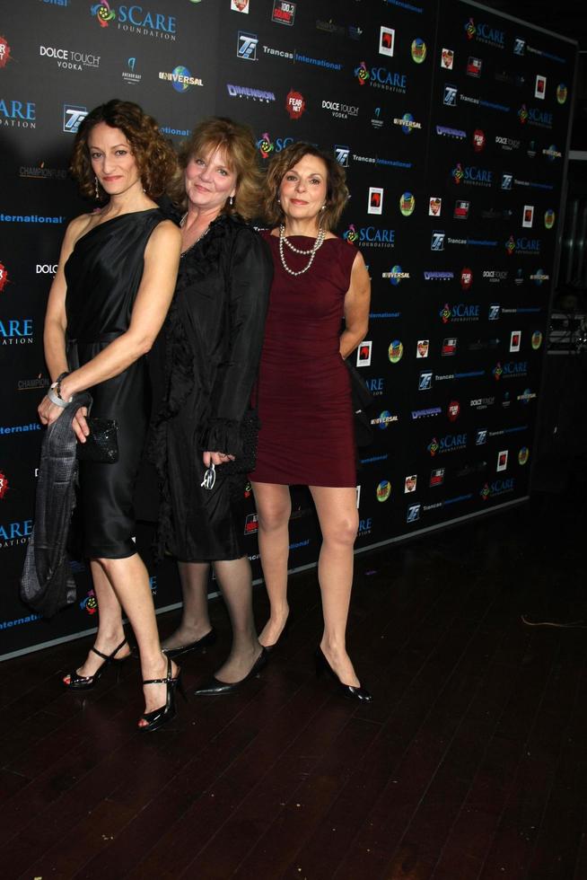 LOS ANGELES, OCT 30 - Ellen Sandweiss, Betsy Baker and Theresa Tilly at the sCare Foundation Halloween Launch Benefit at Conga Room, LA Live on October 30, 2011 in Los Angeles, CA photo