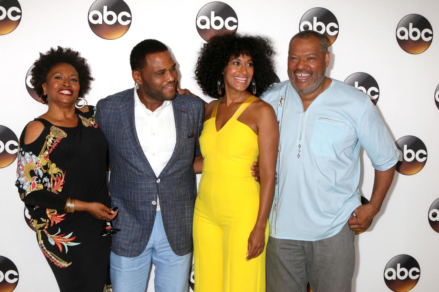 LOS ANGELES, AUG 4 - Jenifer Lewis, Anthony Anderson, Tracee Ellis Ross, Laurence Fishburne at the ABC TCA Summer 2016 Party at the Beverly Hilton Hotel on August 4, 2016 in Beverly Hills, CA photo