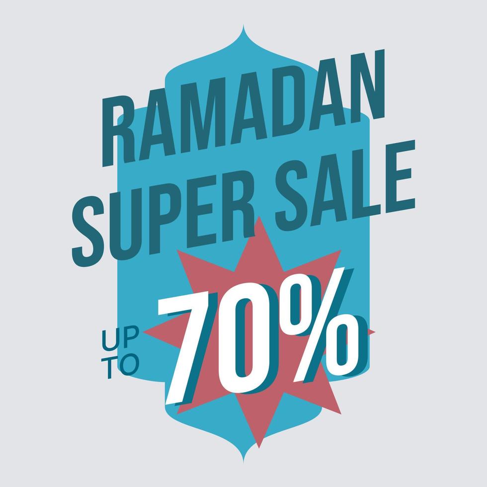 conjunto de banners de venta de ramadán, descuento y mejor etiqueta de oferta, etiqueta o conjunto de pegatinas con motivo de ramadan kareem y eid mubarak, ilustración vectorial vector