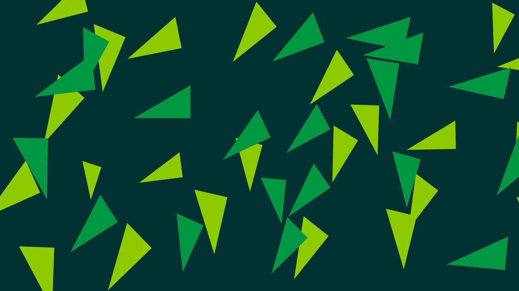 fondo de formas geométricas de garabato desordenado de fantasía. tarjeta abstracta, diseño con triángulos. vector