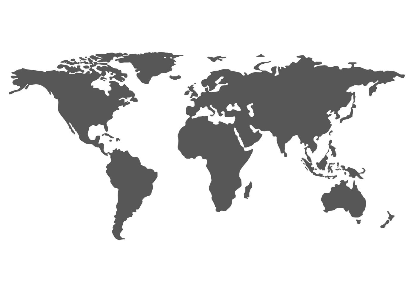 Map World Seperate Countries photo