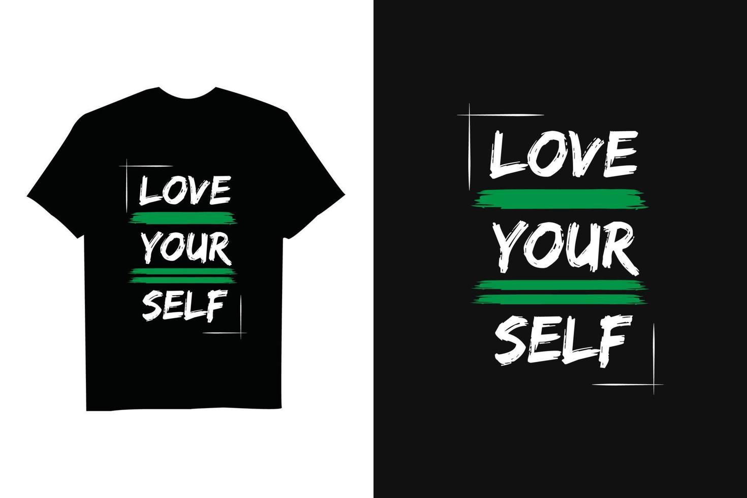 colorful brush effect quotes t-shirt design vector