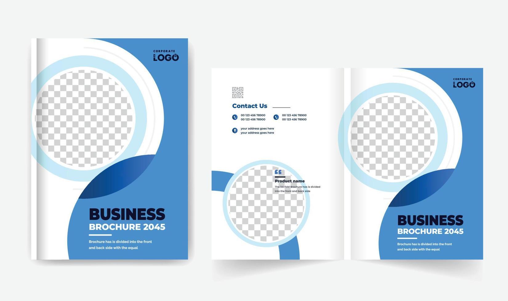 Corporate Business Brochure Cover Template. Corporate cover design theme layout abstract colorful creative and modern pages theme vector