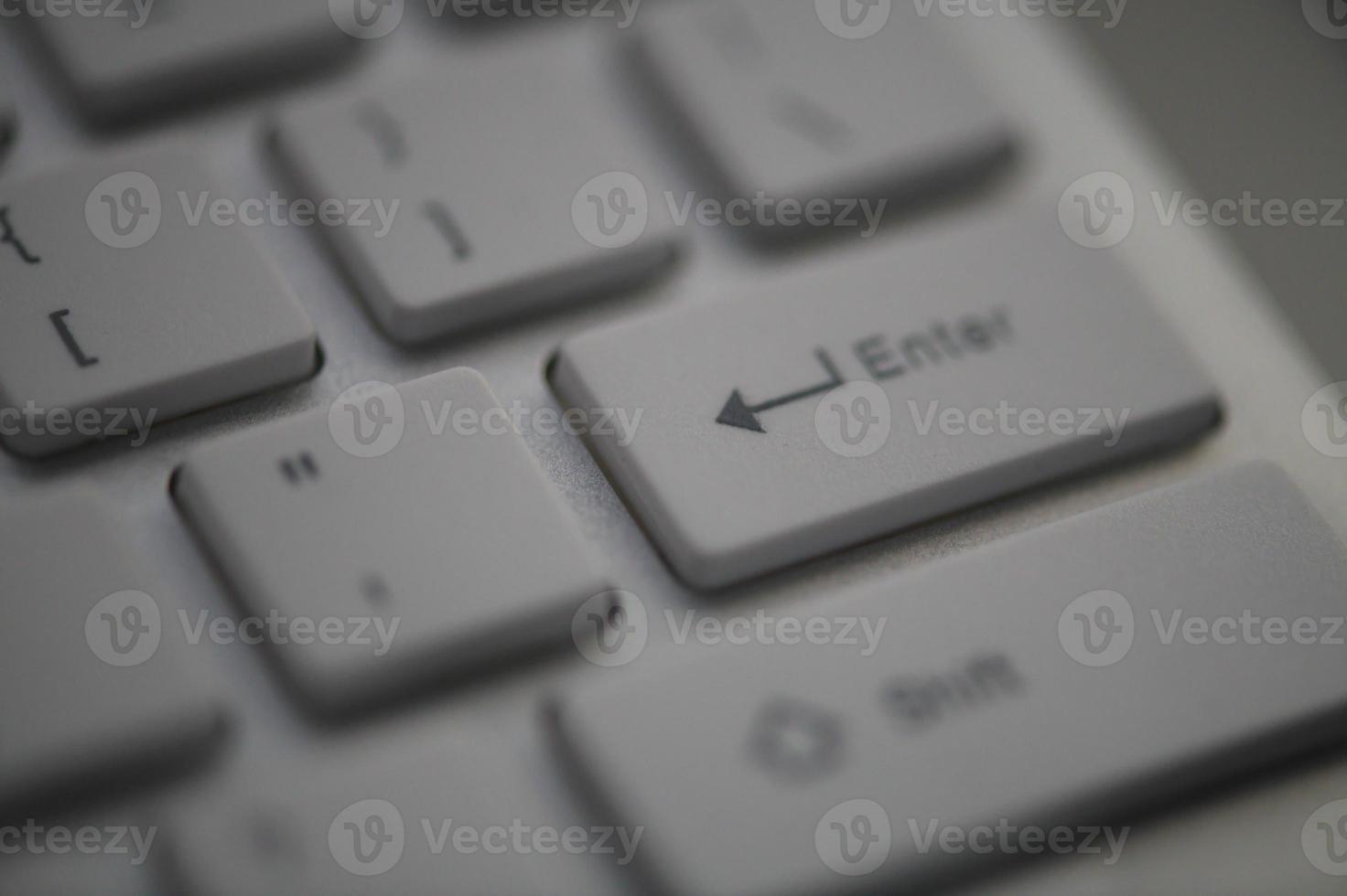 slim keyboard in dark night photo