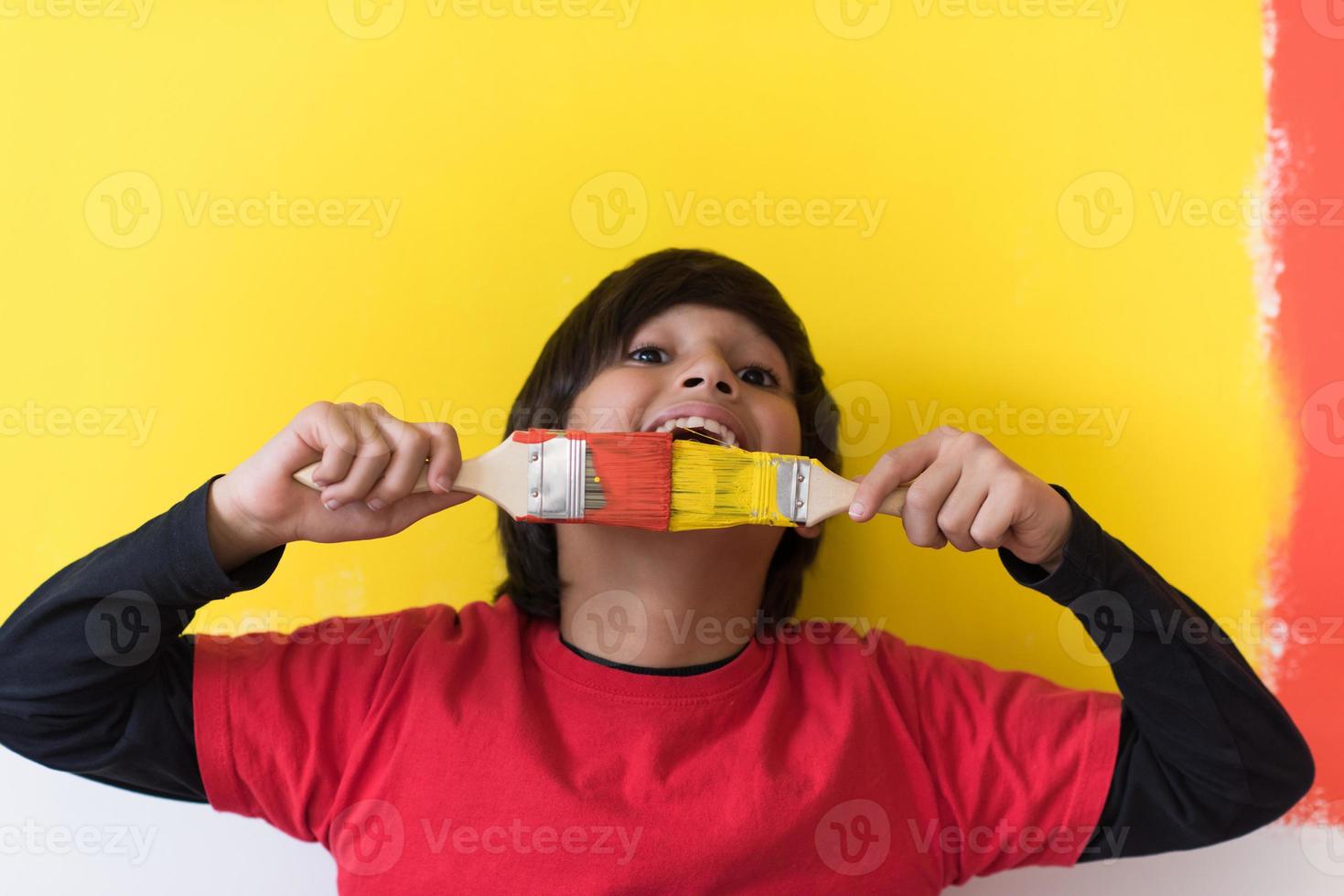 boy painter portrait photo