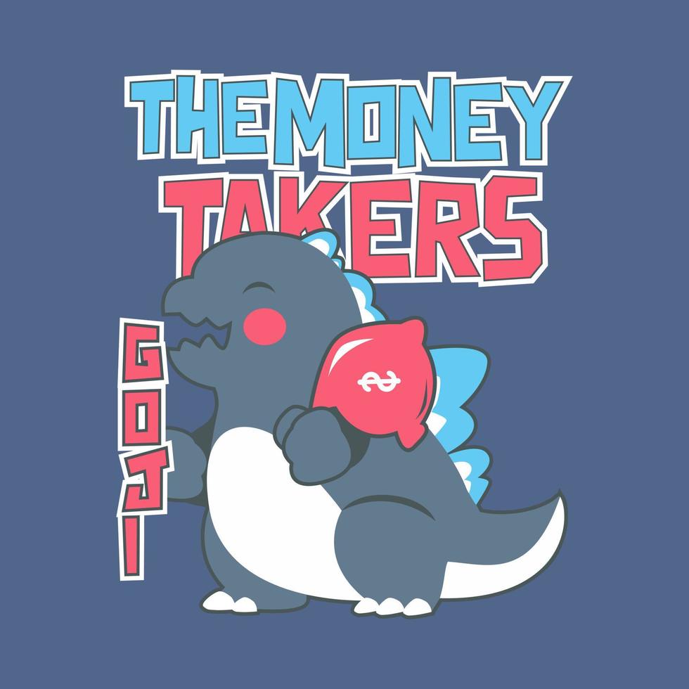 Goji money takers vector