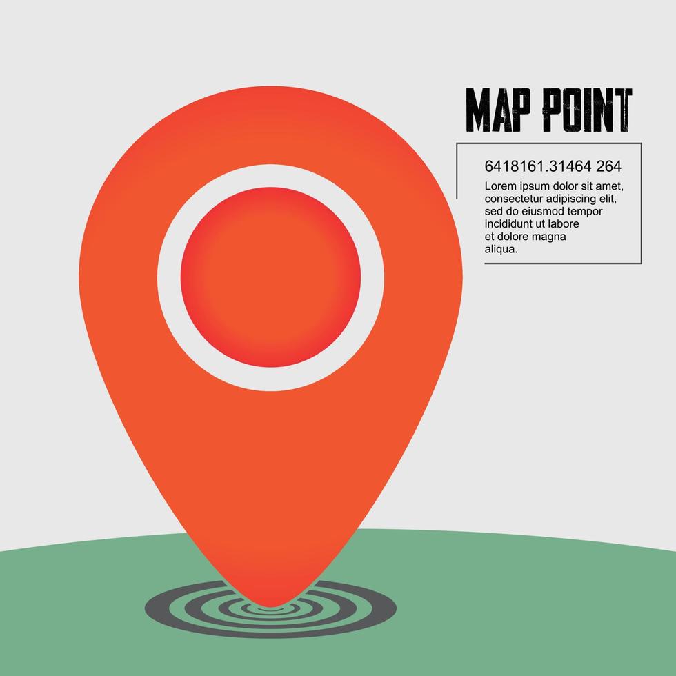 Map Pont Icon Future Simple vector