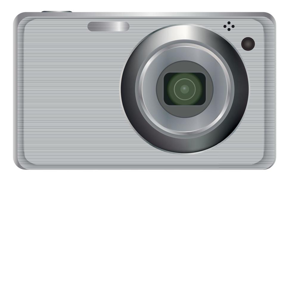 Gray Digital Camera vector