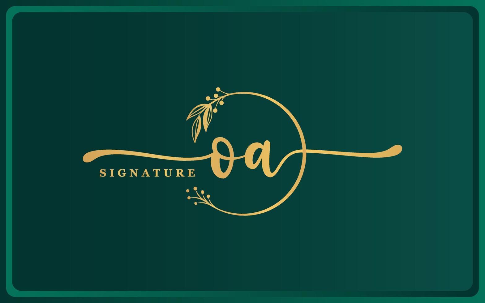handwriting signature logo design isolated flower vector