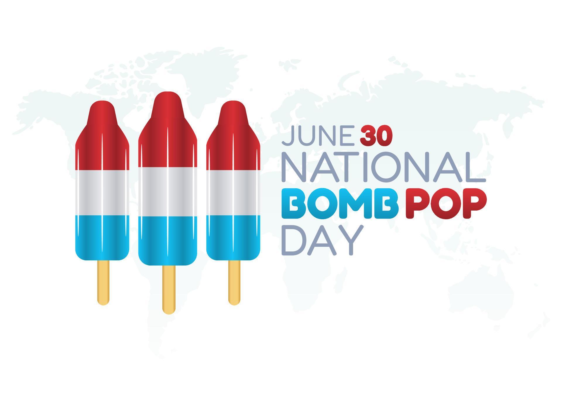 vector graphic of national bomb pop day good for national bomb pop day vector graphic of national bomb pop day good for national bomb pop day