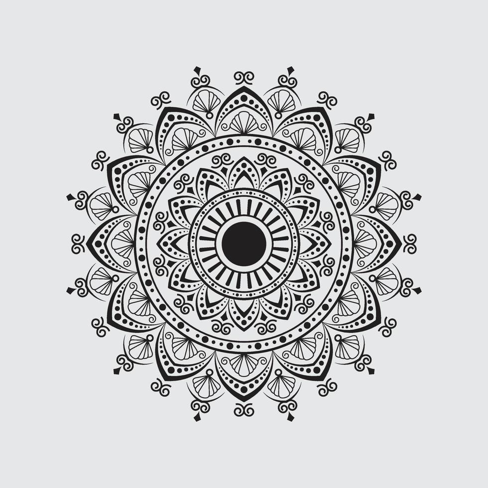 Luxury Decorative Geometric Mandala Vector Free for Mehndi, Ornament, Tattoo, Art, Islamic,  Flower, Floral, Drawing