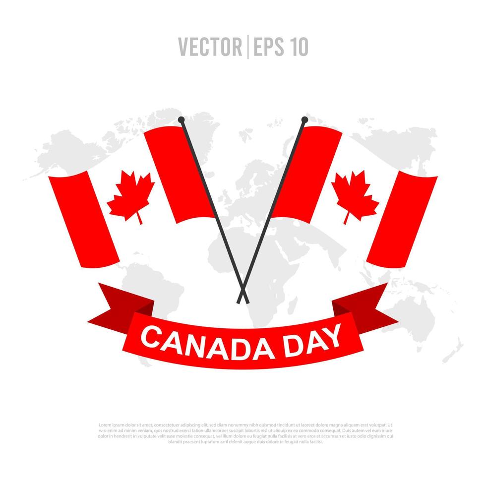 Canada Day Vector Illustration. Suitable for many purposes.
