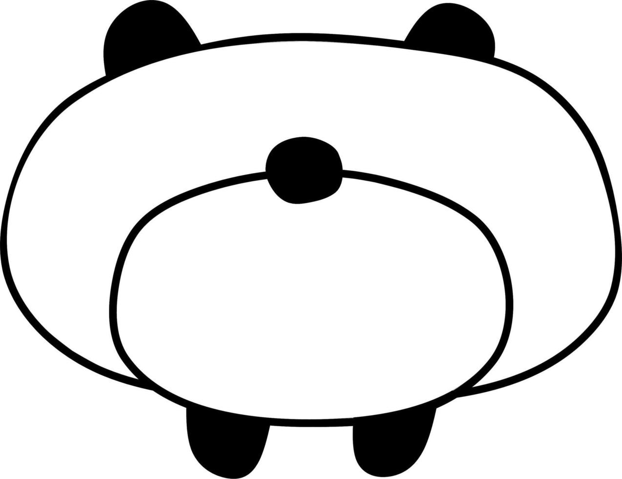 Cute Panda Collection vector