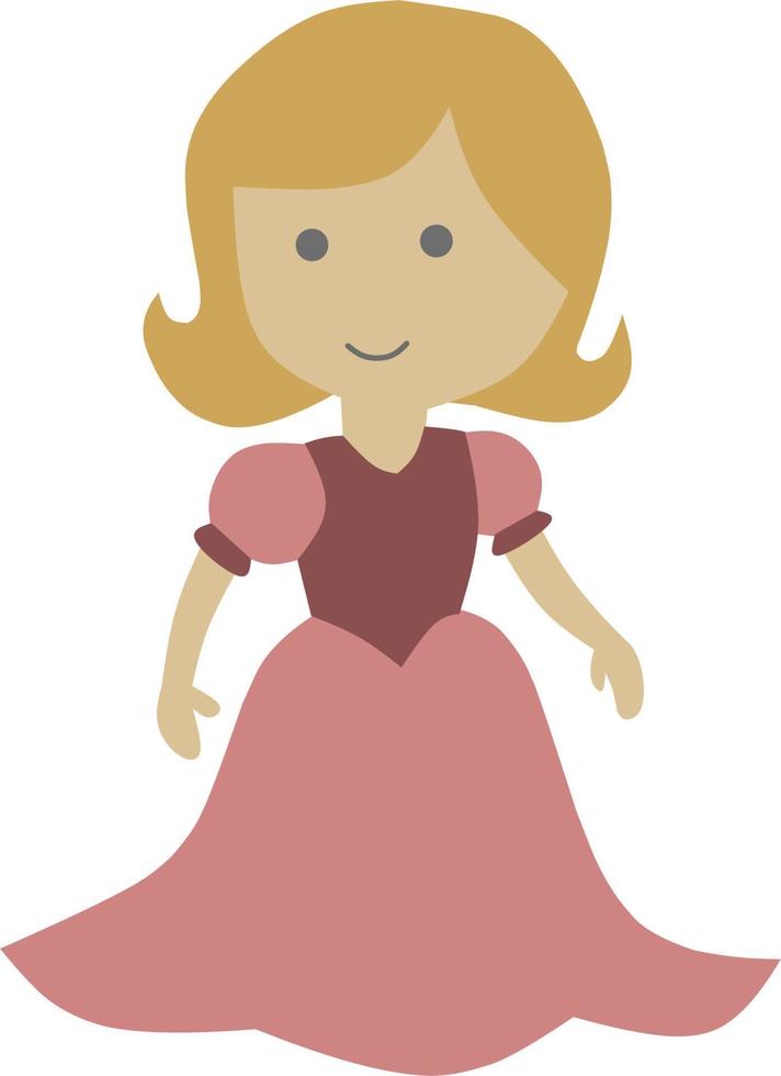 Cute princes collection vector