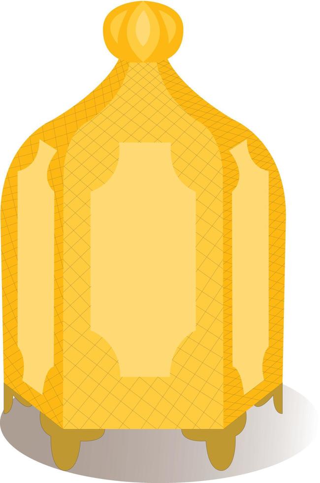 Eastern lantern. Decoration. Vector illustration.