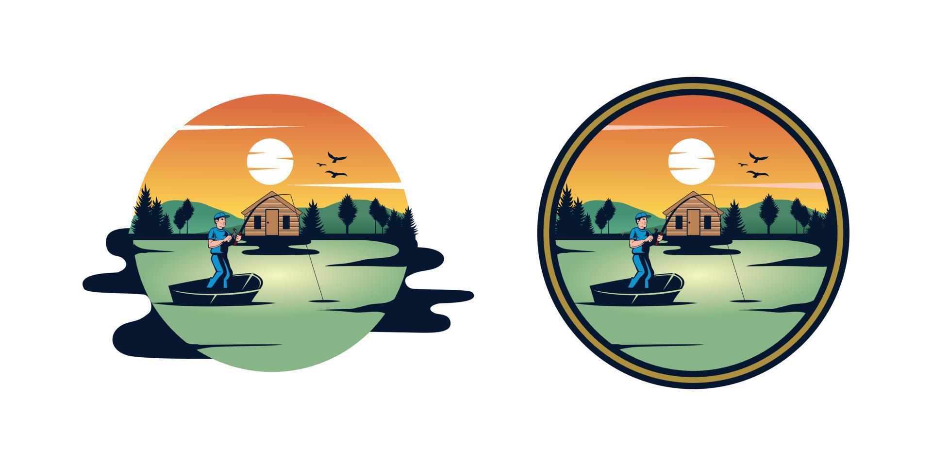 Cartoon fishing design illustration 11991516 Vector Art at Vecteezy