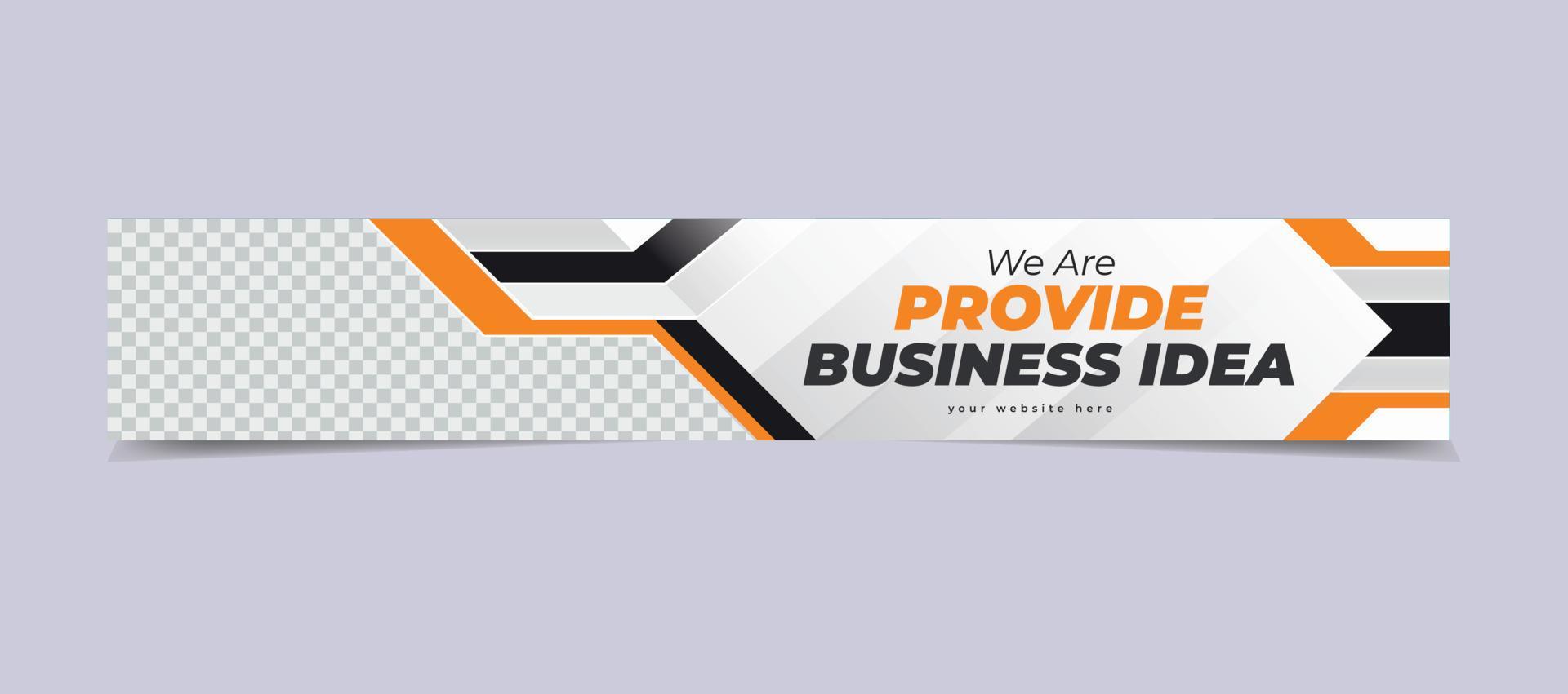 Creative youtube channel art or youtube header template 11991650 Vector