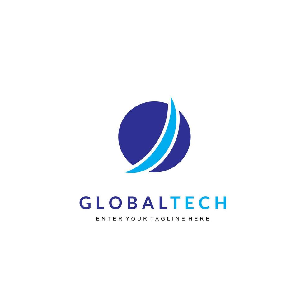 logo design is suitable for technology companies vector