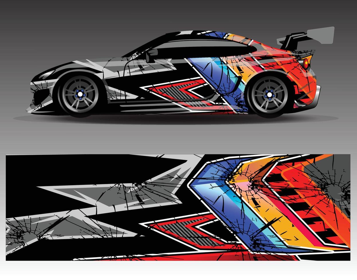 Car Side Wrap,car Livery Decal, Vinyl Sticker, Racing Stripe