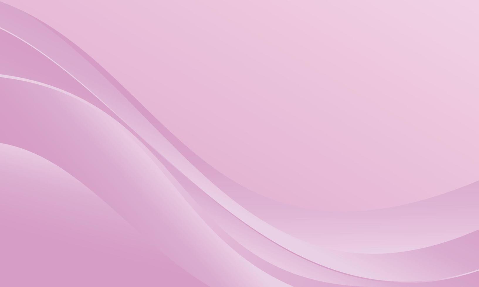 Abstract soft pink pastel color background with wavy style concept vector