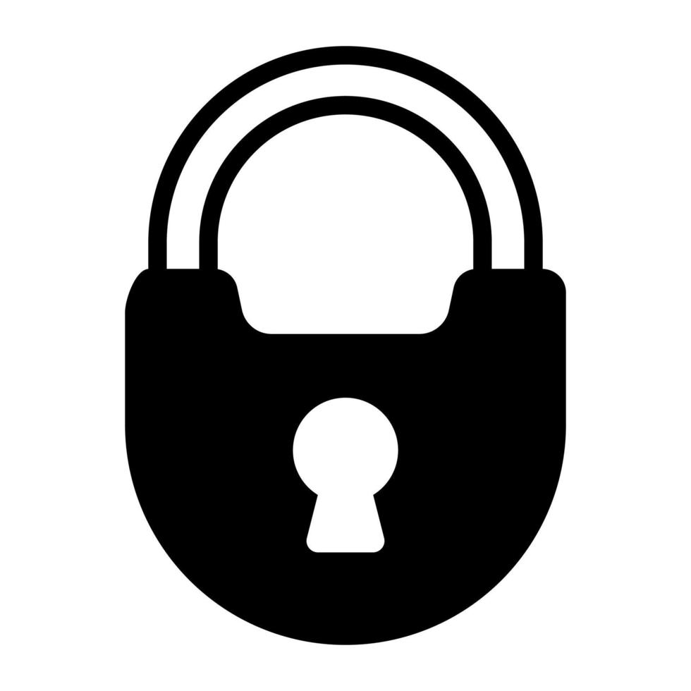 padlock Finance Related Vector Line Icon. Editable Stroke Pixel Perfect.