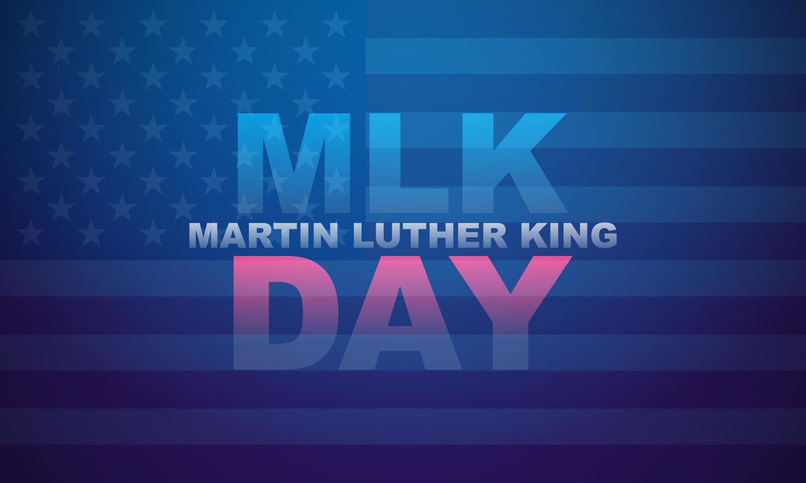 Illustration of Martin Luther King, Jr. to celebrate MLK day. vector