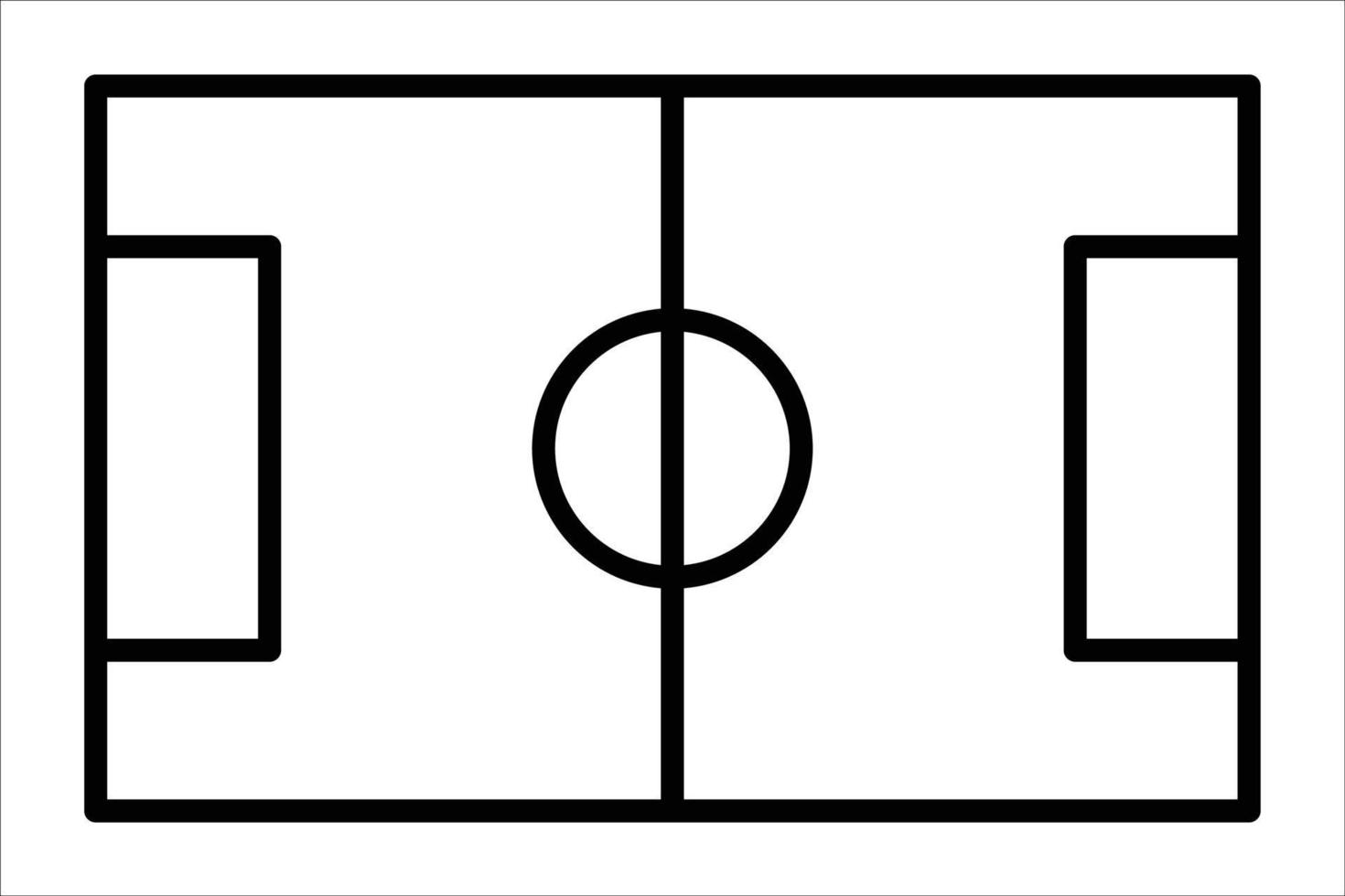 campo de fútbol, fondo de campo de fútbol. vector