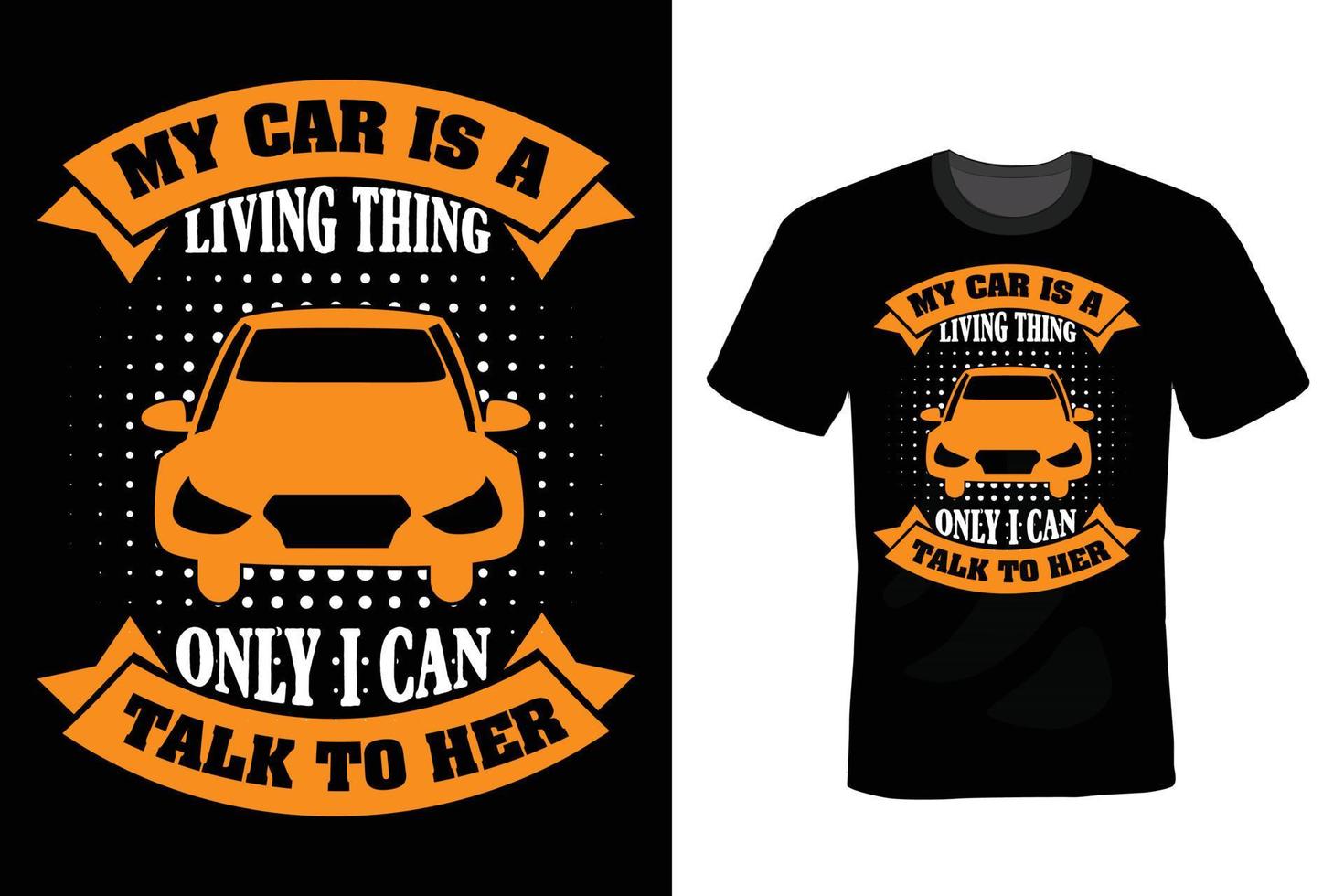 diseño de camiseta de coche, vintage, tipografía vector