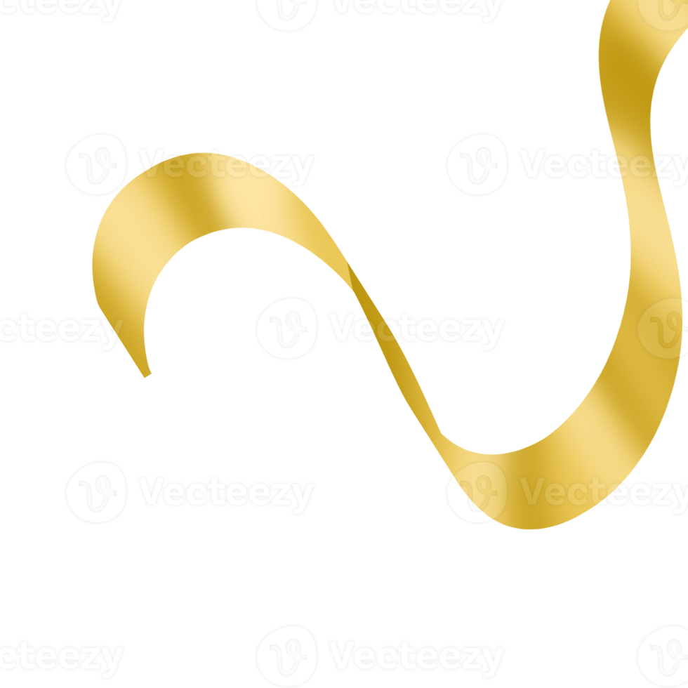 Gold Ribbon Banner 11992242 PNG