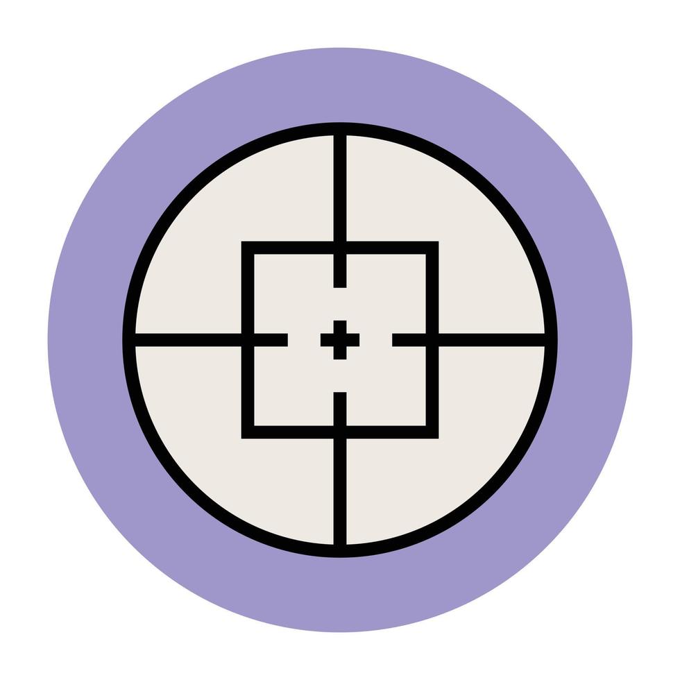 Trendy  Shooting Target vector