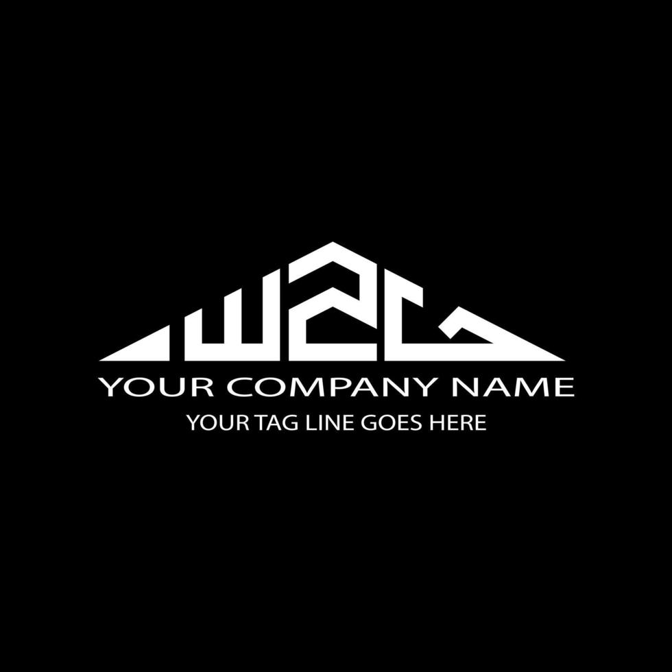 diseño creativo del logotipo de la letra wzg con gráfico vectorial vector