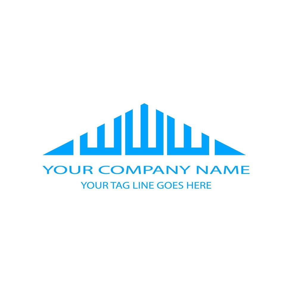 WWW letter logo creative design with vector graphic