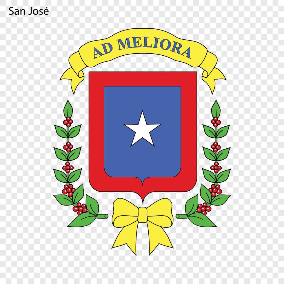 emblema de la ciudad. ilustración vectorial vector