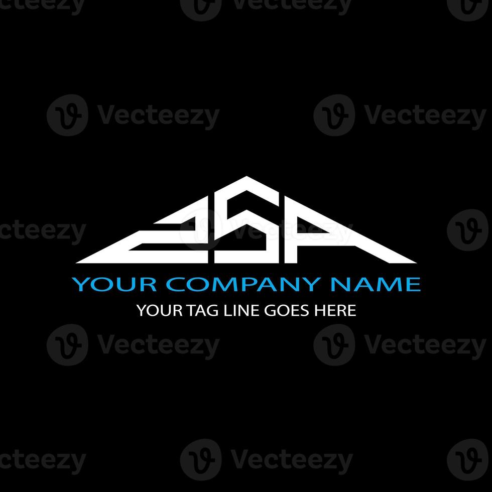 diseño creativo del logotipo de la letra zsa con gráfico vectorial foto