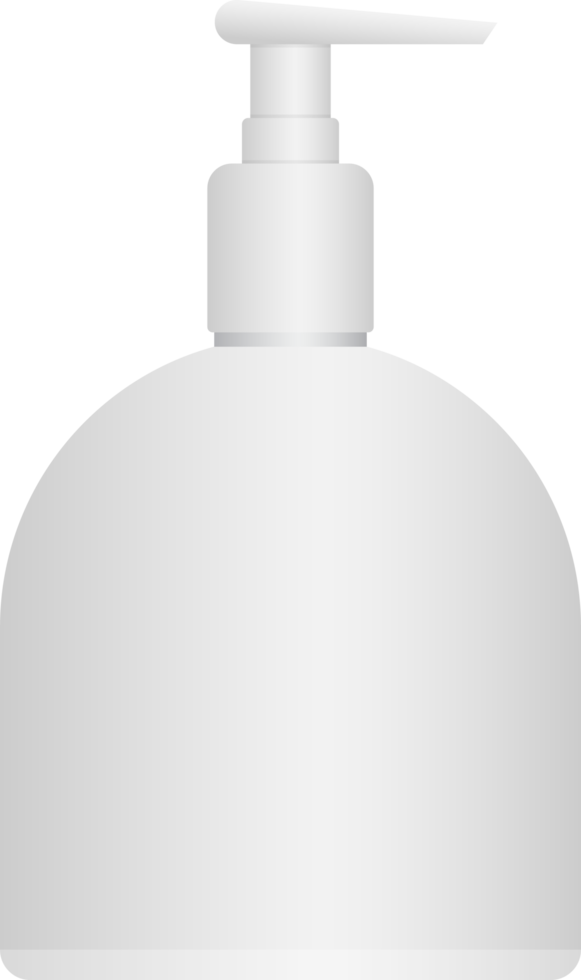 Ilustración de vector de botella de producto cosmético png