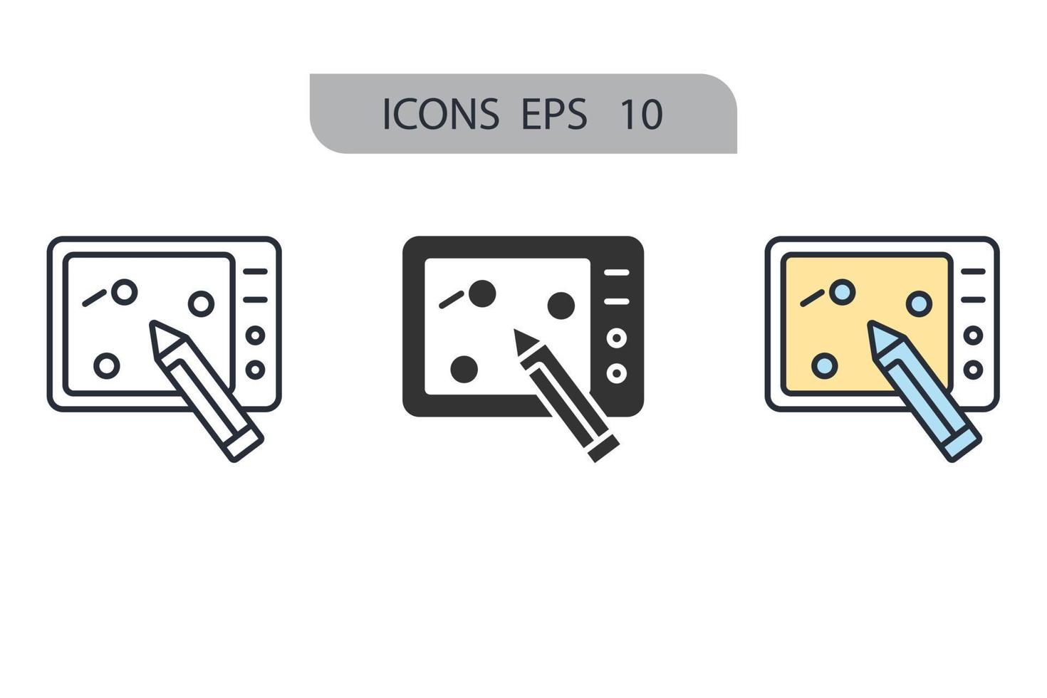 illustrator icons  symbol vector elements for infographic web