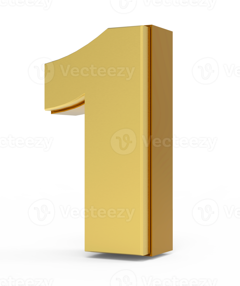 Nummer 1 Gold 11993493 PNG